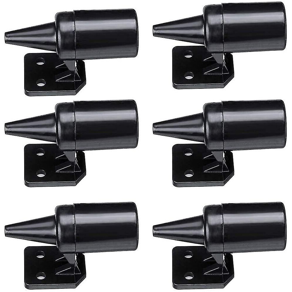 (As Show, One Size) 6 Pieces Of Deer Whistle Wild Animal Warning, Ultrasonic Paste Whistle Deer Repellent Black 4704245227999