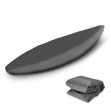 (As show, One size) Professional Universal Kayak Cover Canoe Boat Waterproof Uv Resistant Dust Storage Cover Shield 3.13.5m