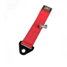 (As show, One size) Universal Racing Car Tow Strap/tow Ropes/hook/towing Bars Without Screws Red