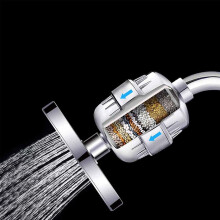 (As show, One size) 15 Stage Anti-limescale Shower Filter With - High Flow Shower Filter To Remove Chlorine And Fluoride - 2 Cartridges Included - Hand Shower Filter