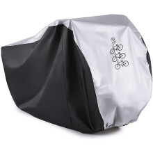 (As show, One size) Bike Cover For 3 Bikes Cycle Bicycle Rain Cover Waterproof Bike Cover All Weather Dust