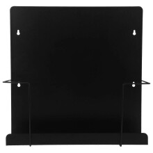 CD Organizer Shelf Record Player Wall Shelf Minimalist Style Video Game Organizer Metal 13.0 13.0 3.1in 1Set