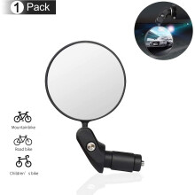 (As show, One size) Bike Mirrors, 1 Pcs Bike Rearview Mirror, Handlebar Bike Mirror, 360 Bicycle Mirrors, For Scooter, Mountain Road Bike (a)