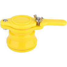 (As show, One size) Valve for Honey Extractor Beekeeping Tool, Bee Honey Valve Bucket Tap Beekeeping Bottling Tool Nylon + Stainless SteelYellow