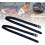 (As show, One size) 2 Pack Leather Riding Girths with Buckle - Black 3