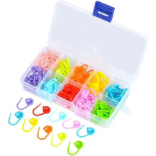 (As show, One size) 120Pcs Interlocking Marker Interlocking Plastic Stitch Markers Stitch Markers for Crochet Knitting Plastic Mesh Markers Colorful