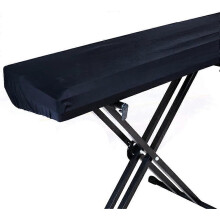 (As show, One size) 88-Key Stretchable Digital Piano Keyboard Cover, Black