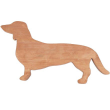 Fruit Wood Tray Wooden Cheese Serving Tray Dog Shape for Parties Light Brown 16.9X8.7X0.6in Food Serving 1Pcs
