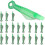 (As show, One size) 20 Pack Sewing Machine Needle Threader, Fish Type Automatic Needle Threader Tool for Small Eyes, Green 1