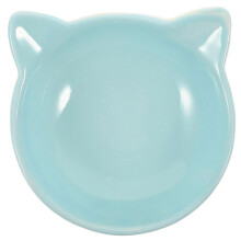 Ceramic Cat Feeding Bowl Anti-Neck Strain Daily Feeding Round Curved Mouth 1Pcs