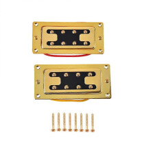 Pickups Double Coil GMB24 Pickup Bass Guitar Parts Electric Guitar Performance Golden 9.45 X 4.46 X 2.35 Cm 2Pcs
