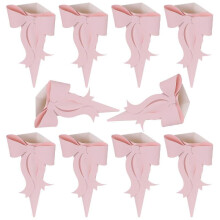Bouquet Wrapping Box Pink 40.00X33.00X0.10CM Simple Modeling Wedding 10 Sets