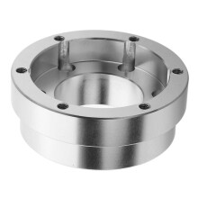 Steering Wheel Adapter Plate Racing Steering Wheel Adapter Car Enthusiasts Silver 8.00X7.00X3.00CM Enhanced Driving Experience 1Pcs