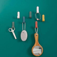 (As show, One size) Key hangers Self Adhesive Wall Hangers Key Holder Wall Hangers Hat Racks Towel Hooks Wall Organizer Home Decor