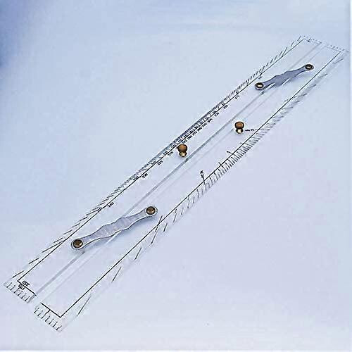 (As show, One size) Marine Ruler Parallel Ruler Nautical Charts Parallel Ruler Mapping Points to Pull Parallel Ruler 450MM 1