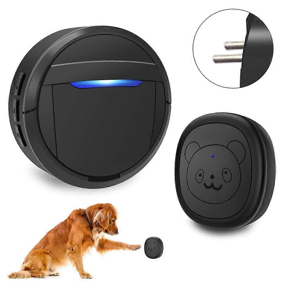 (As Show, One Size) Wireless Doorbell, Dog Bells For Potty Training Ip55 Waterproof Doorbell Chime Operating 55 Melodies 5 Volume Levels Led Flash 4702433064098