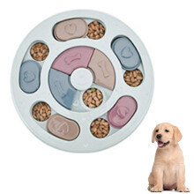 (As show, One size) Dog Puzzle Toys for Puppies, Interactive Dog Puzzle Game Toy, Treat Dispenser for Small Dogs Training Playing, Slow Feeder To Aid Pets Digestion