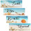 Beach Hanging Sign Wall Decor Home Decoration Rectangle Classic Beach Style 4Pcs 1