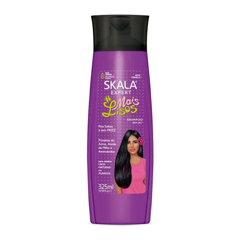 Photos - Hair Product Skala Mais Lisos Desmaiado Ultra Straight Shampoo 325 ml