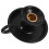 Black Candlestick Holders Ceramic Incense Burner Square Shape Air 1Pcs 4