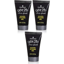 (3Pack) [GOT 2B] ULTRA GLUED INVINCIBLE STYLING GEL 1.25OZ