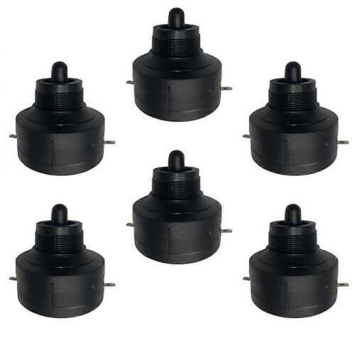 Car Tweeter Speakers Loudspeaker Replacement Car Audio Upgrade Plastic Solid Appearance 6PCS 1
