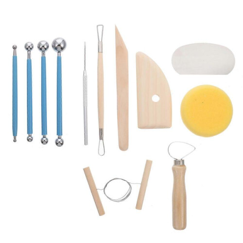Clay Set Pottery Modeling Beginners Diy Projects Forming 2 Sets