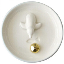 Incense Stick Burner Tray Incense Tray Restaurant Home Decoration Ceramic White 1Pcs