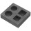 Metal Casting Molds Graphite Mold Ingot Casting Refining Professional Users Rectangular Shape 2.6 2.4 0.6In 1Pack 4