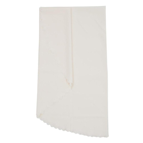 Party Table Cloth Small Round Table Cloth for Dining Table In Hotels 220X220CM Beige Polyester Table Decor 1Pcs