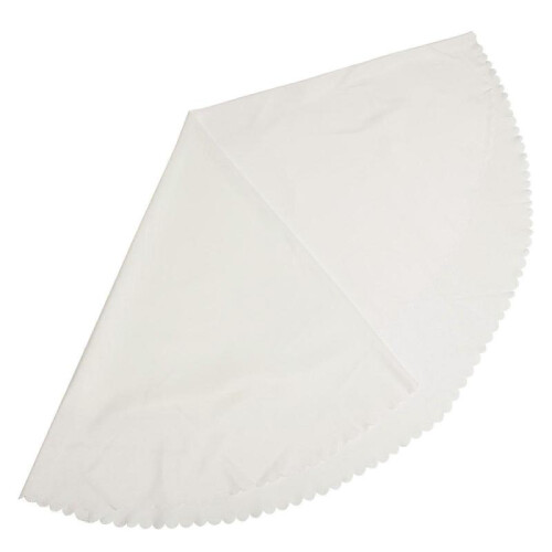 Party Table Cloth Small Round Table Cloth for Dining Table In Hotels 220X220CM Beige Polyester Table Decor 1Pcs 1
