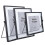 Home Decor Picture Frame 3Pack Rectangular Black Iron Decoration Office Use 20.00X15.00X1.00cm 2