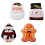 Tinplate Box present Packaging Red Holiday Decoration for Cookies 4Pcs 5