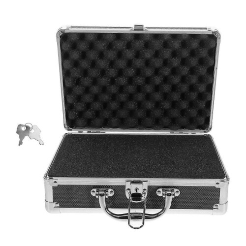 Robust Aluminum Case, And Spacious Toolbox with Key Lock for Tool Security 2