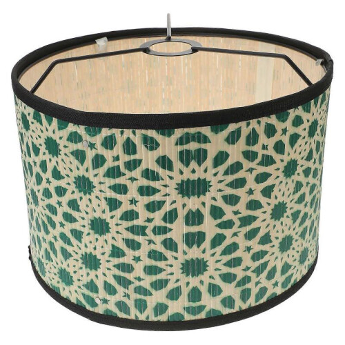 Light Shade Multipurpose Lampshade Bamboo Alloy Material Ceiling Light Cover Home Decoration Dustproof 1Pack