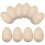 Smooth Wooden Egg Toys for Easter, Great for DIY and Repeated Use 4