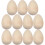 Smooth Wooden Egg Toys for Easter, Great for DIY and Repeated Use 2