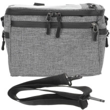 Bicycle Bag Handlebar Storage Pouch Road Bike Accessory Canvas Rectangular Simple Design Cyclists 1Pack