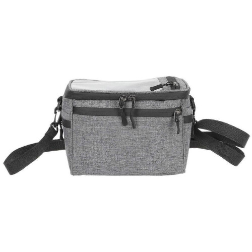 Bicycle Bag Handlebar Storage Pouch Road Bike Accessory Canvas Rectangular Simple Design Cyclists 1Pack 1