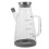Leak-Proof Oil Storage Can High Borosilicate Glass Practical Design for Home Users 550ML 1Set 5