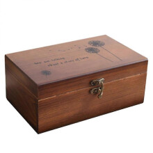 Wooden Boxes with Lids, Ideal for Storing Tools and Accessories, Retro Artisan Finish