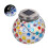 Solar Mosaic Lantern with Hanging Feature, Durable Material, Ideal Deck Ornament 5