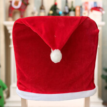 (Gold Velvet Chair Cover) 2025 Cross-border New Style Gold Velvet Christmas Chair Set Christmas Decoration Table And Chair Back Layout Props