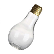 Fashionable Light Bulb Drink Bottles, Glassware for Home Use and Parties