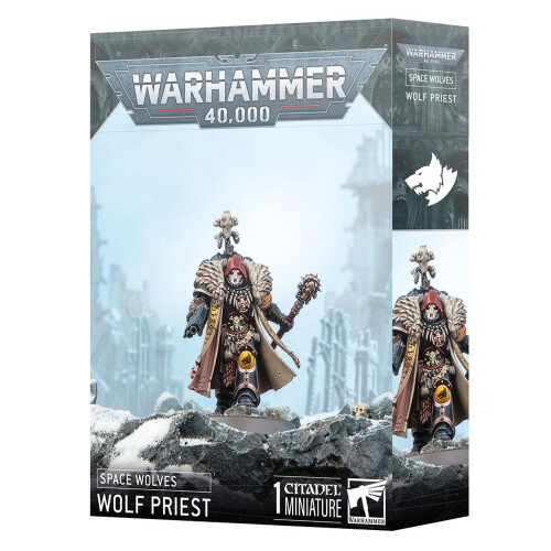 Warhammer Games Workshop Warhammer 40k Space Wolves: Wolf Priest 53-32 - Tabletop Miniatures Wargame
