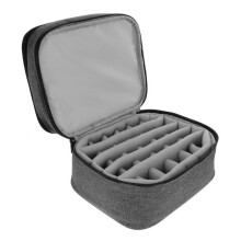 Travel Makeup Organizer Essential Oil Bag Case Portable Utility Organizer for Outing 25x25cm 1Pcs