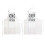 Apron Set Cotton Material Clothes Shape Oil Protection Kitchen Tool 2Pcs 4