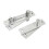 Pivot Hinges for Cabinet Doors Square Shape 360 Degree Rotation Non-Corrosive Anti- 2Set 1