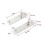 Pivot Hinges for Cabinet Doors Square Shape 360 Degree Rotation Non-Corrosive Anti- 2Set 4