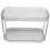 Cosmetics Display Shelf Bathroom Storage Rack Slip-Resistant Double Layers Transparent 1Pcs 3